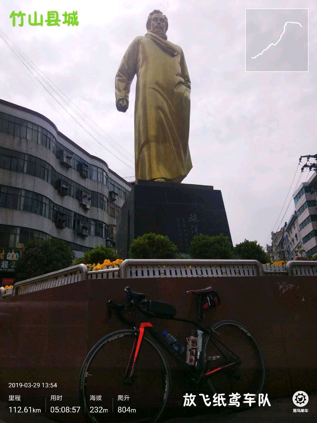 寻红之旅我与施洋烈士塑像的三面之缘