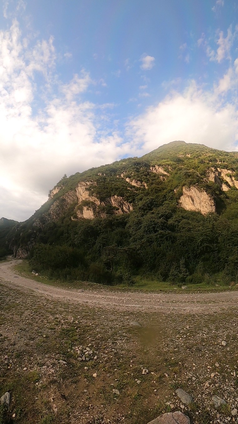 斜沟穿越云谷川