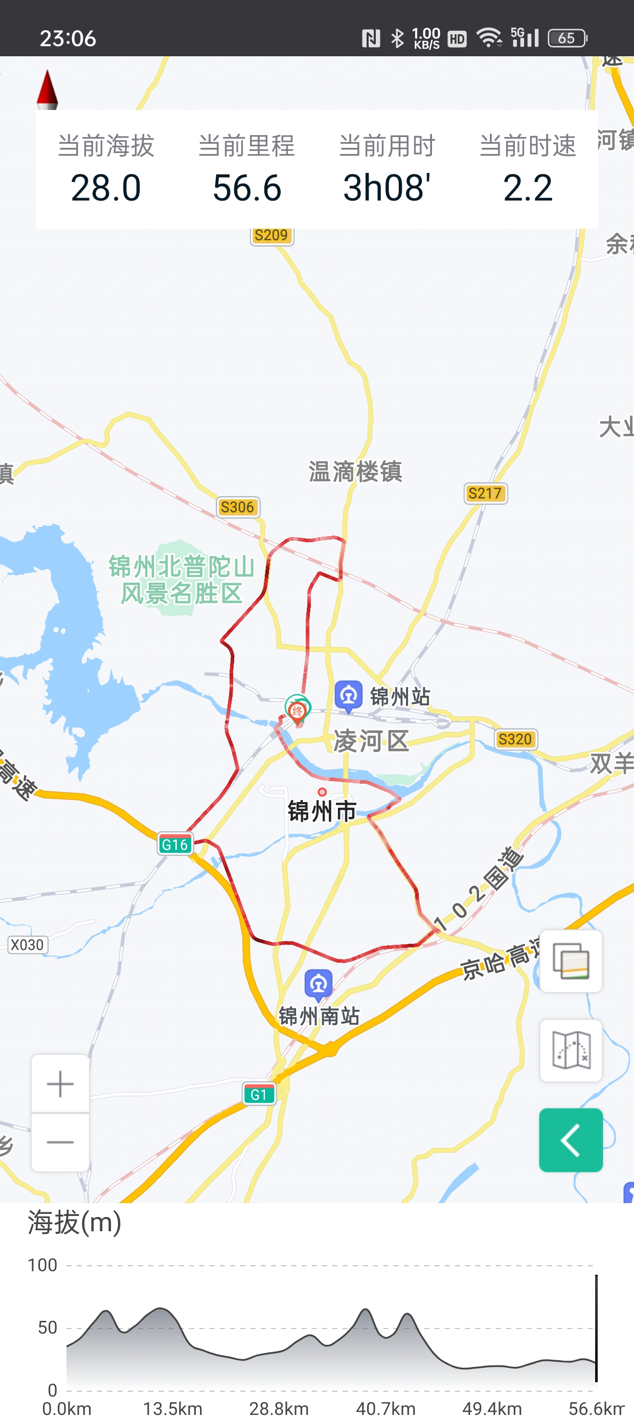 锦州滨河路地图图片